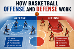 Read more about the article How Basketball Offense and Defense Work