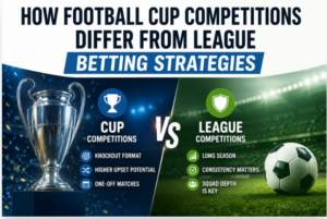 Read more about the article How Football Cup Competitions Differ From League Betting Strategies