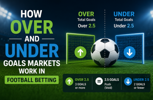 You are currently viewing How Over and Under Goals Markets Work in Football Betting