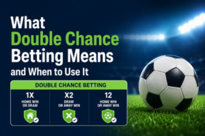 Read more about the article What Double Chance Betting Means and When to Use It