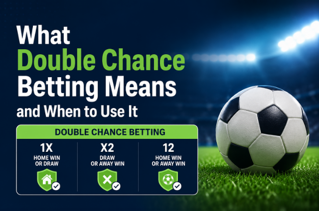 You are currently viewing What Double Chance Betting Means and When to Use It